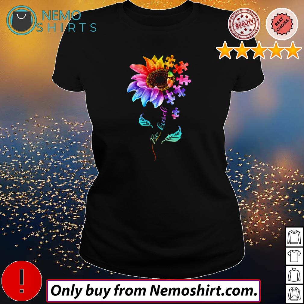 Be Kind flower Autism Awareness - Adult & Kids T-Shirts, Sweatshirts & Hoodies apparel design preview 1