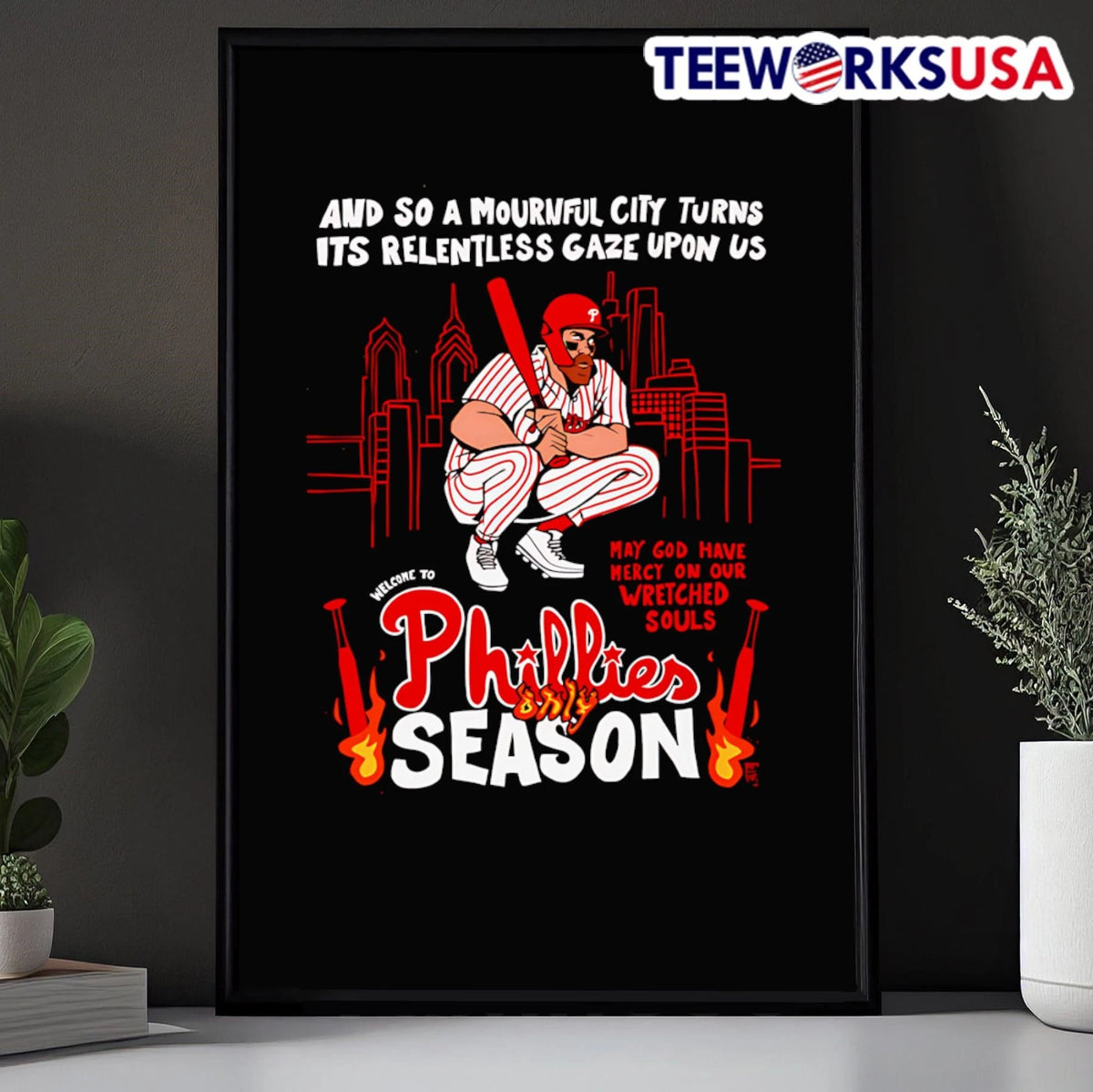 And So A Mournful City Turns Its Relentless Gaze Upon - Adult & Kids T-Shirts, Sweatshirts & Hoodies apparel design preview 5