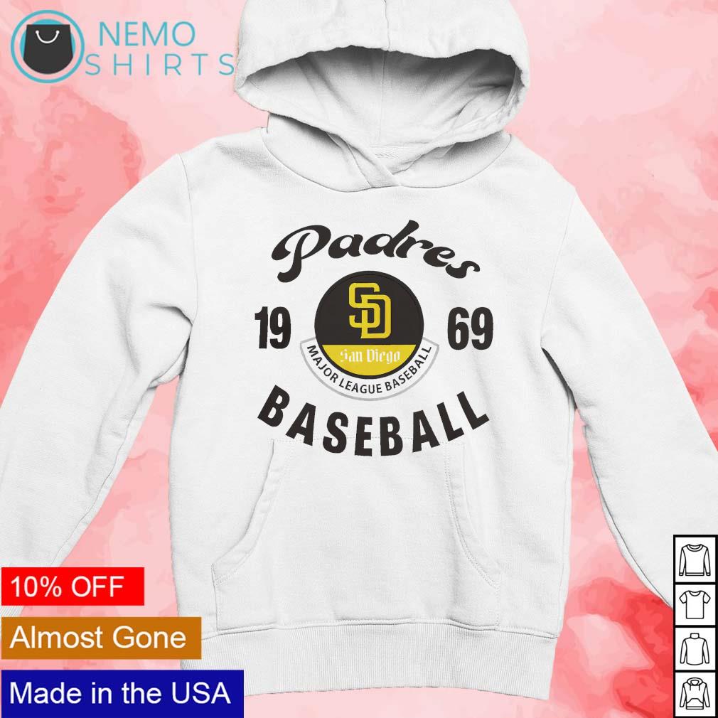 San Diego Padres major league baseball since 1969 - Adult & Kids T-Shirts, Sweatshirts & Hoodies apparel design preview 2