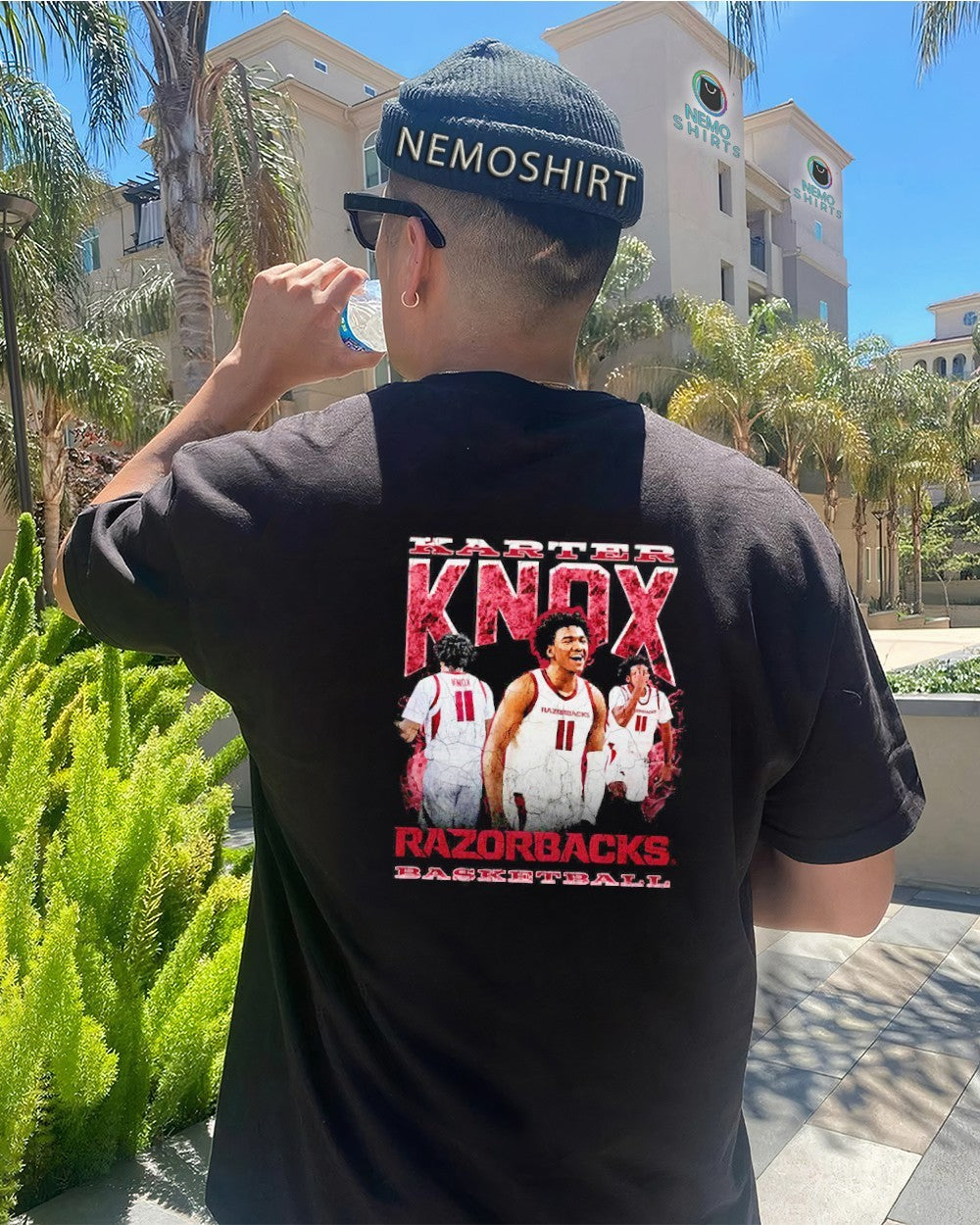Karter Knox Arkansas Razorbacks basketball vintage - Adult & Kids T-Shirts, Sweatshirts & Hoodies apparel design preview 4