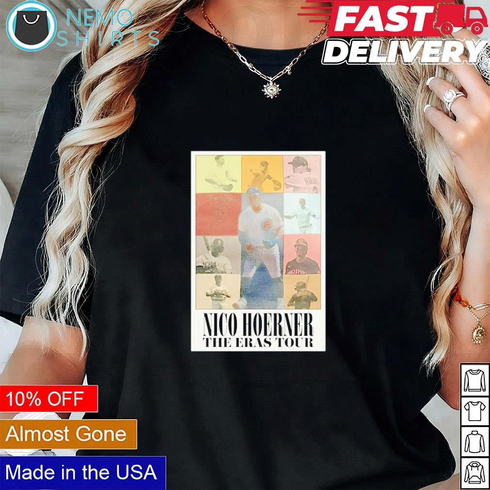 Nico Hoerner the Eras Tour - Adult & Kids T-Shirts, Sweatshirts & Hoodies apparel design preview 1