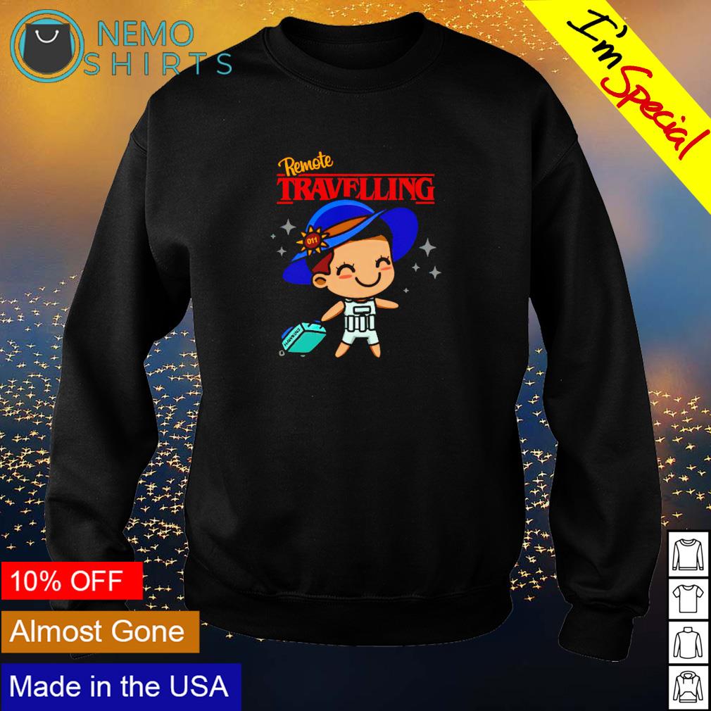 Stranger Things remote travelling - Adult & Kids T-Shirts, Sweatshirts & Hoodies apparel design preview 4