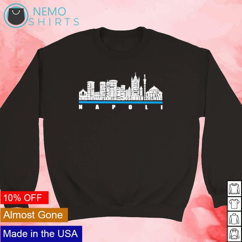 Napoli cityline names 2023 - Adult & Kids T-Shirts, Sweatshirts & Hoodies apparel design preview 3