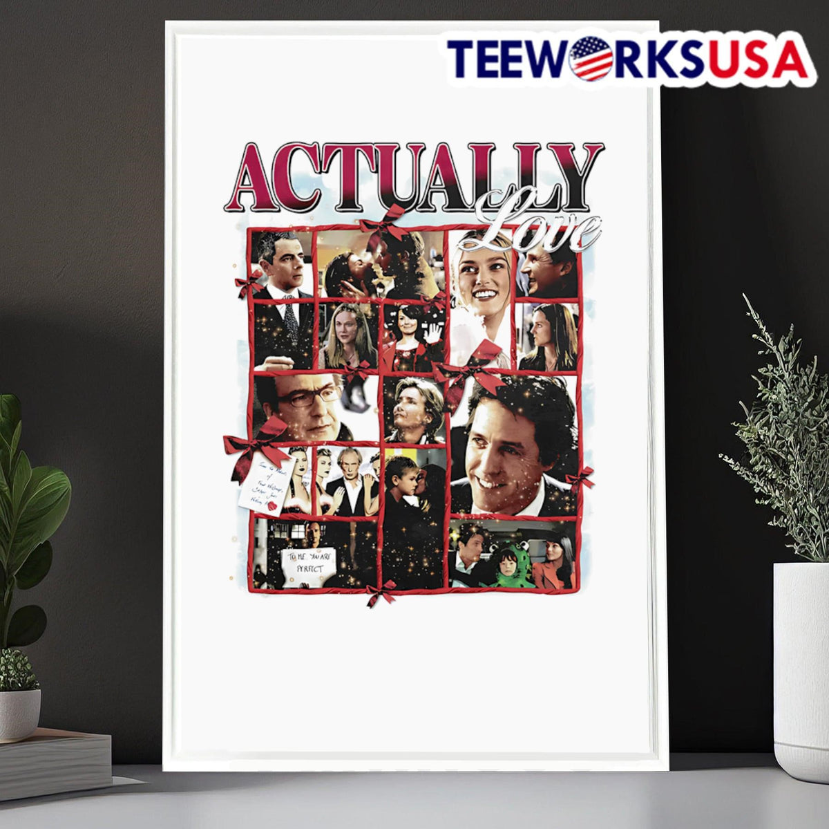 Love Actually Christmas photo - Adult & Kids T-Shirts, Sweatshirts & Hoodies apparel design preview 6