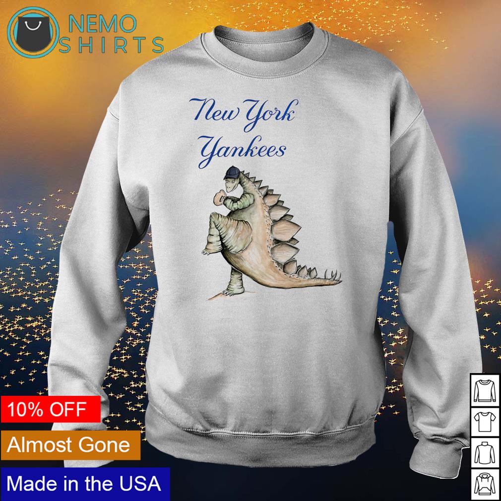 New York Yankees Godzilla throw a baseball - Adult & Kids T-Shirts, Sweatshirts & Hoodies apparel design preview 4
