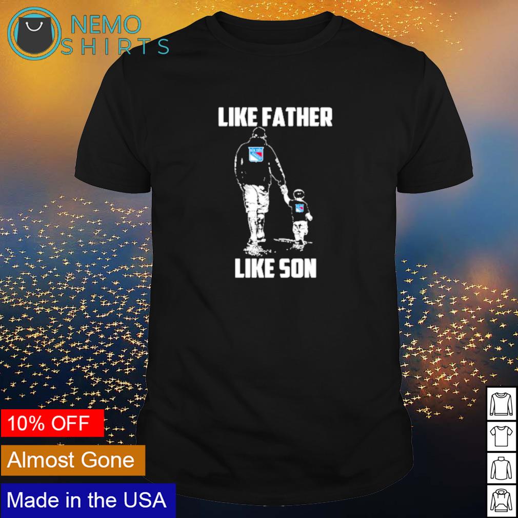 New York Rangers like father son - Adult & Kids T-Shirts, Sweatshirts & Hoodies apparel design preview 1