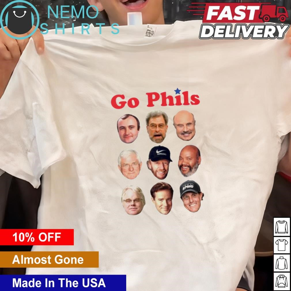 Go Phils Phillips Philadelphia Phillies - Adult & Kids T-Shirts, Sweatshirts & Hoodies apparel design preview 1