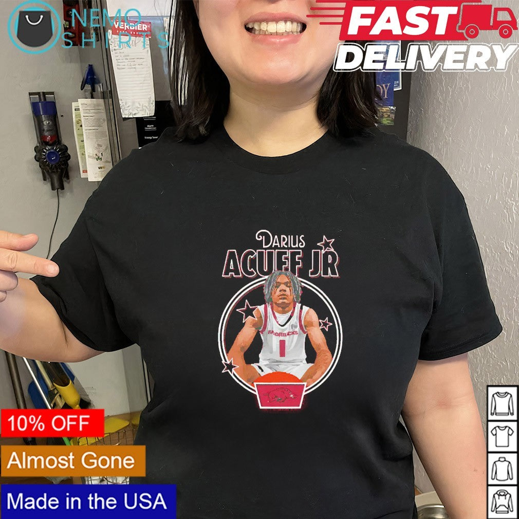 Darius Acuff Jr Arkansas Razorbacks basketball player - Adult & Kids T-Shirts, Sweatshirts & Hoodies apparel design preview 2