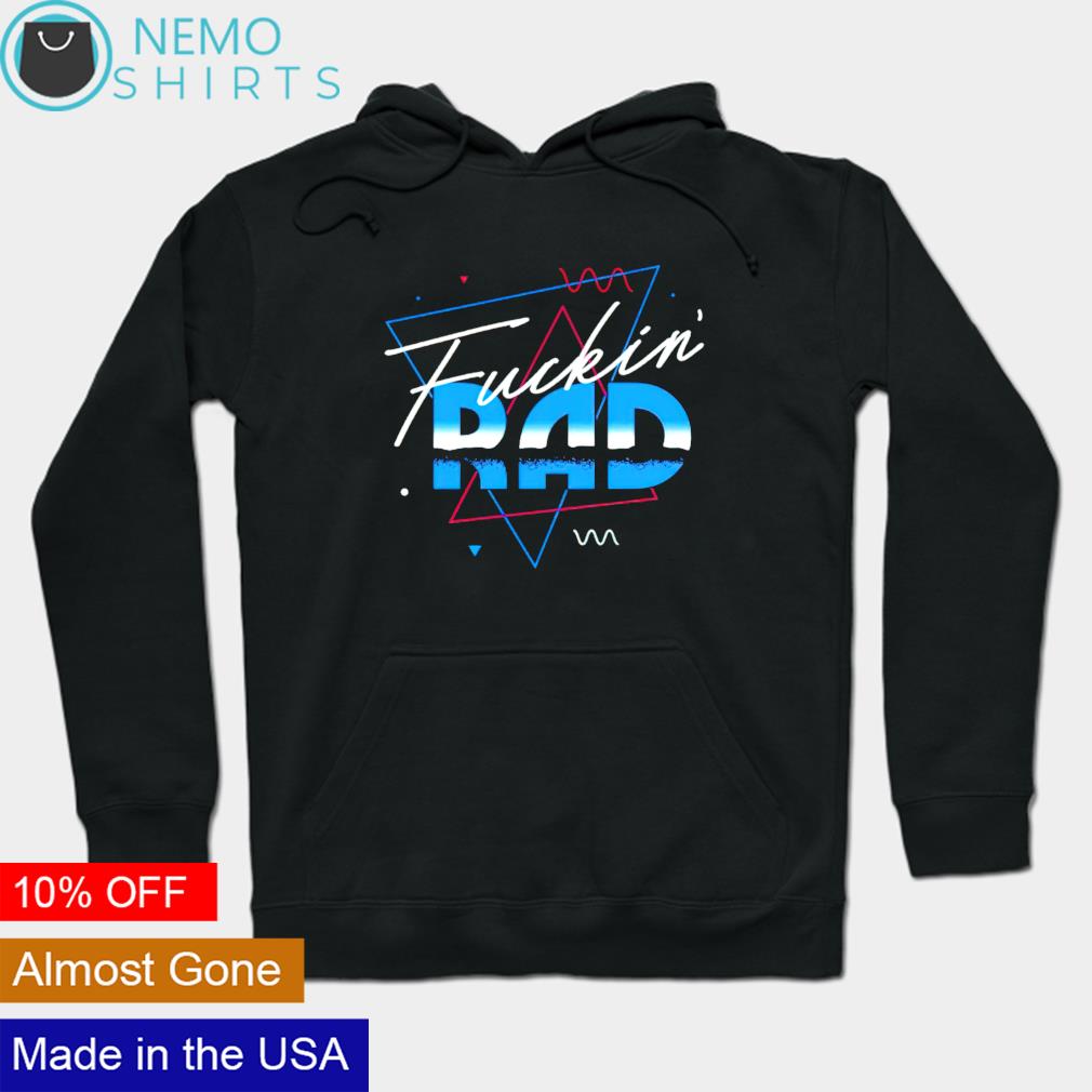 Fuckin' Rad 80s style - Adult & Kids T-Shirts, Sweatshirts & Hoodies apparel design preview 2