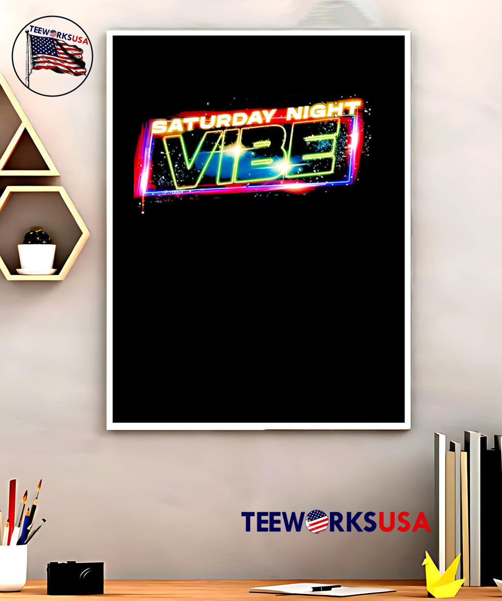 Saturday Night Vibe - Adult & Kids T-Shirts, Sweatshirts & Hoodies apparel design preview 5