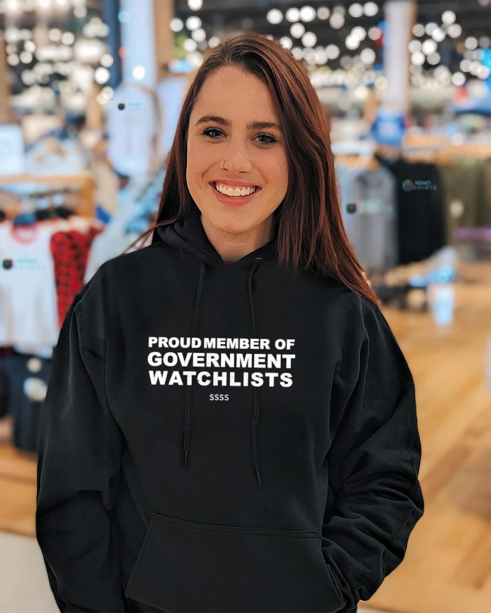 Proud member of government watchlists SSSS - Adult & Kids T-Shirts, Sweatshirts & Hoodies apparel design preview 3