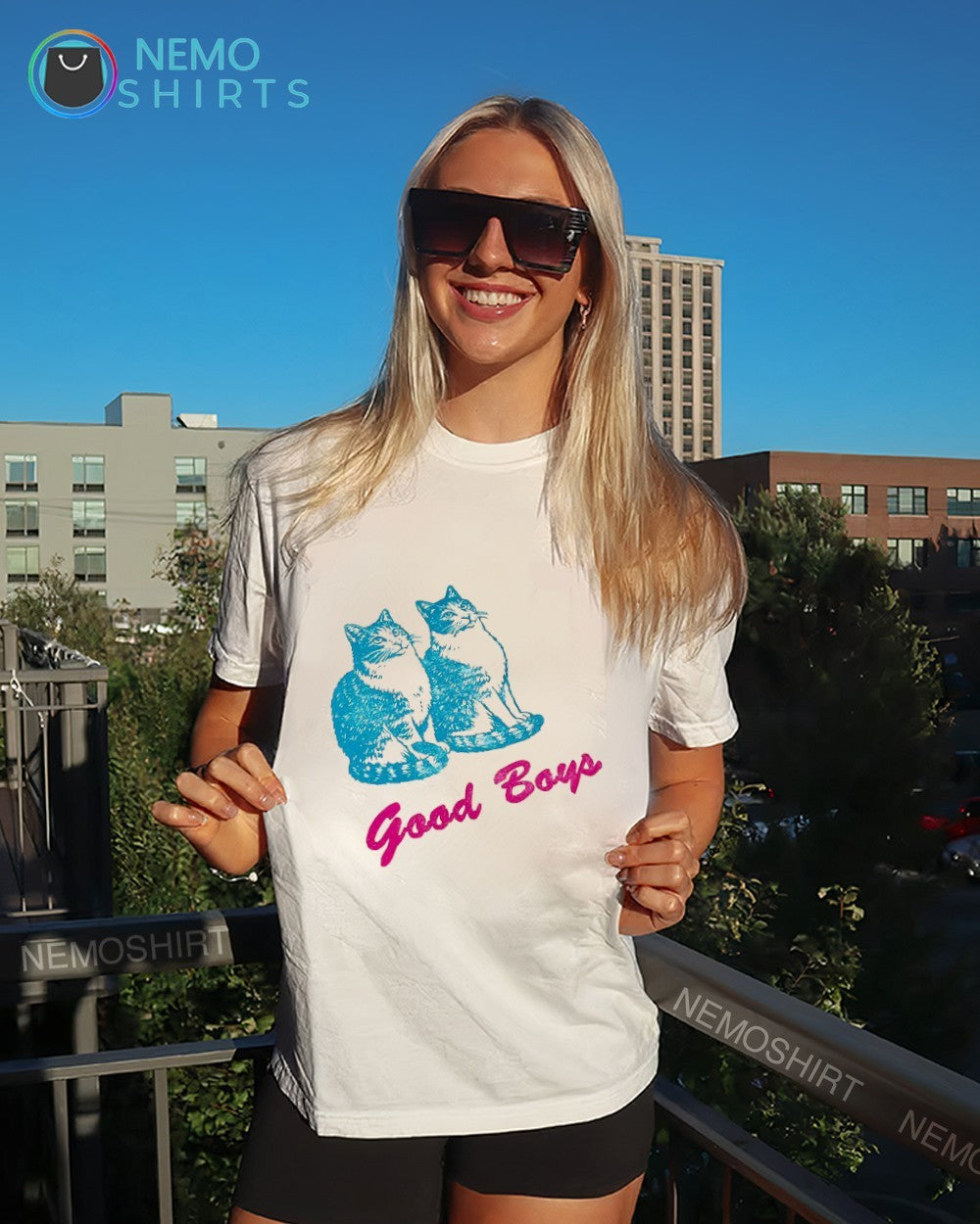 Good boys cats - Adult & Kids T-Shirts, Sweatshirts & Hoodies apparel design preview 4