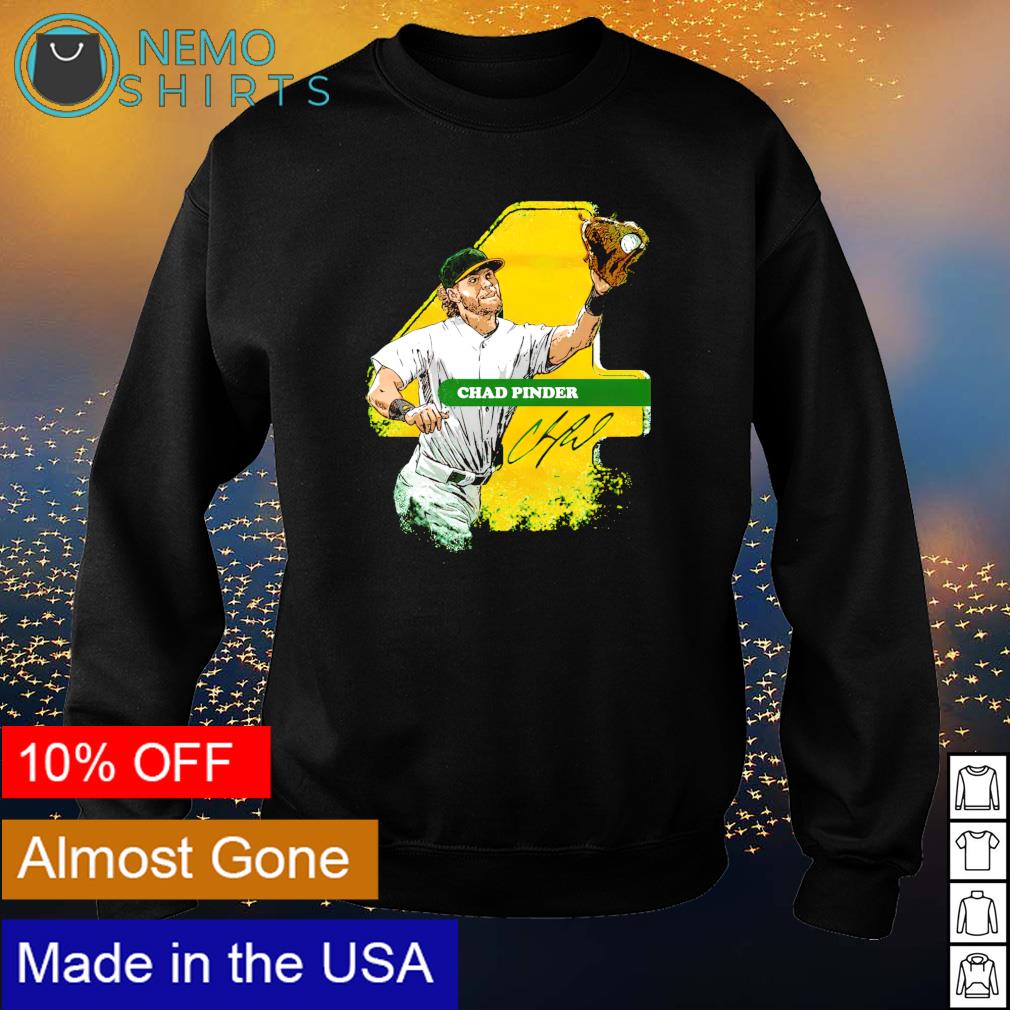 Oakland Baseball Chad Pinder signature - Adult & Kids T-Shirts, Sweatshirts & Hoodies apparel design preview 4