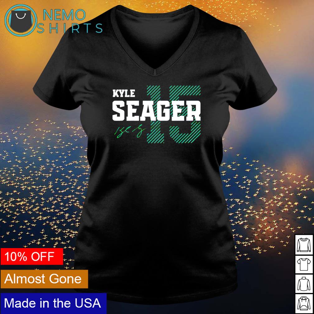 Seattle 15 Kyle Seager signature - Adult & Kids T-Shirts, Sweatshirts & Hoodies apparel design preview 5