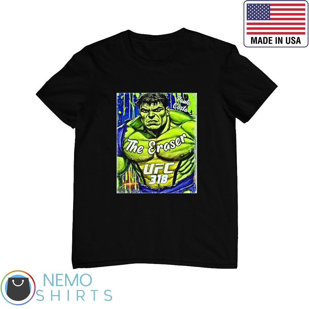 The Eraser Paulo Costa UFC 318 graphic - Adult & Kids T-Shirts, Sweatshirts & Hoodies apparel design preview 1