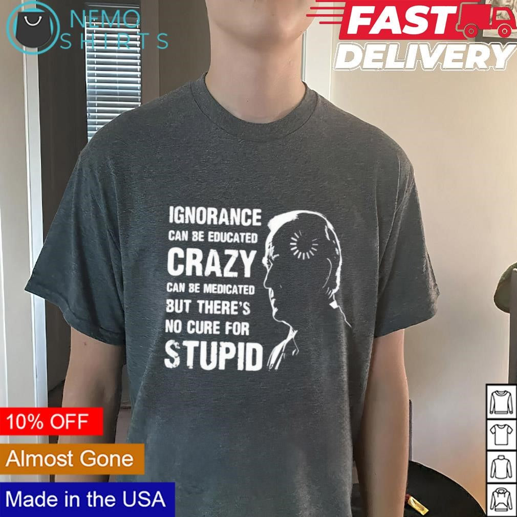 Joe Biden loading ignorance crazy stupid - Adult & Kids T-Shirts, Sweatshirts & Hoodies apparel design preview 3