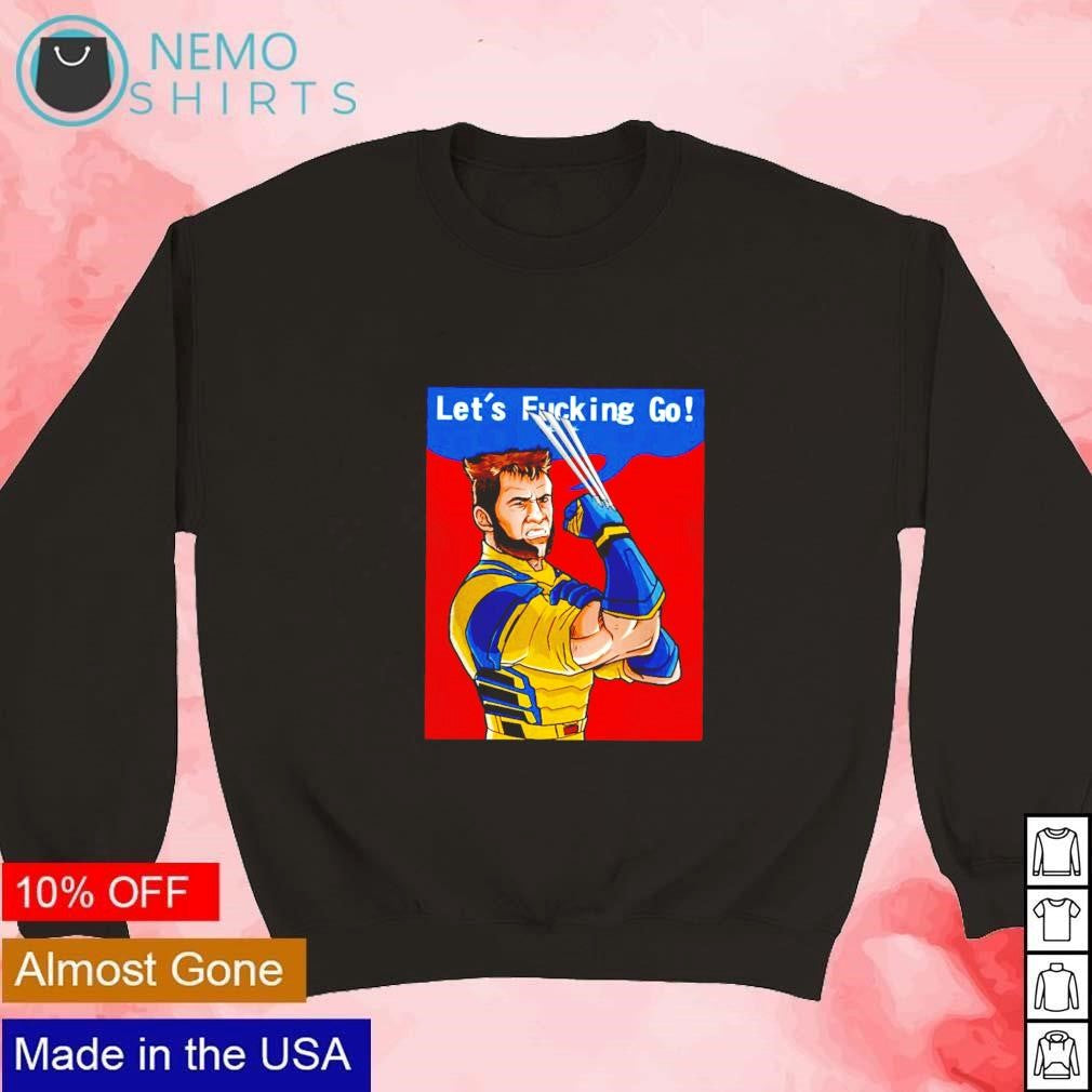 Let's fucking go Wolverine - Adult & Kids T-Shirts, Sweatshirts & Hoodies apparel design preview 3
