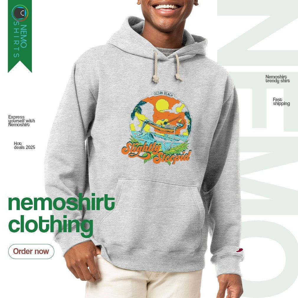 Ocean beach slightly stoopid - Adult & Kids T-Shirts, Sweatshirts & Hoodies apparel design preview 2
