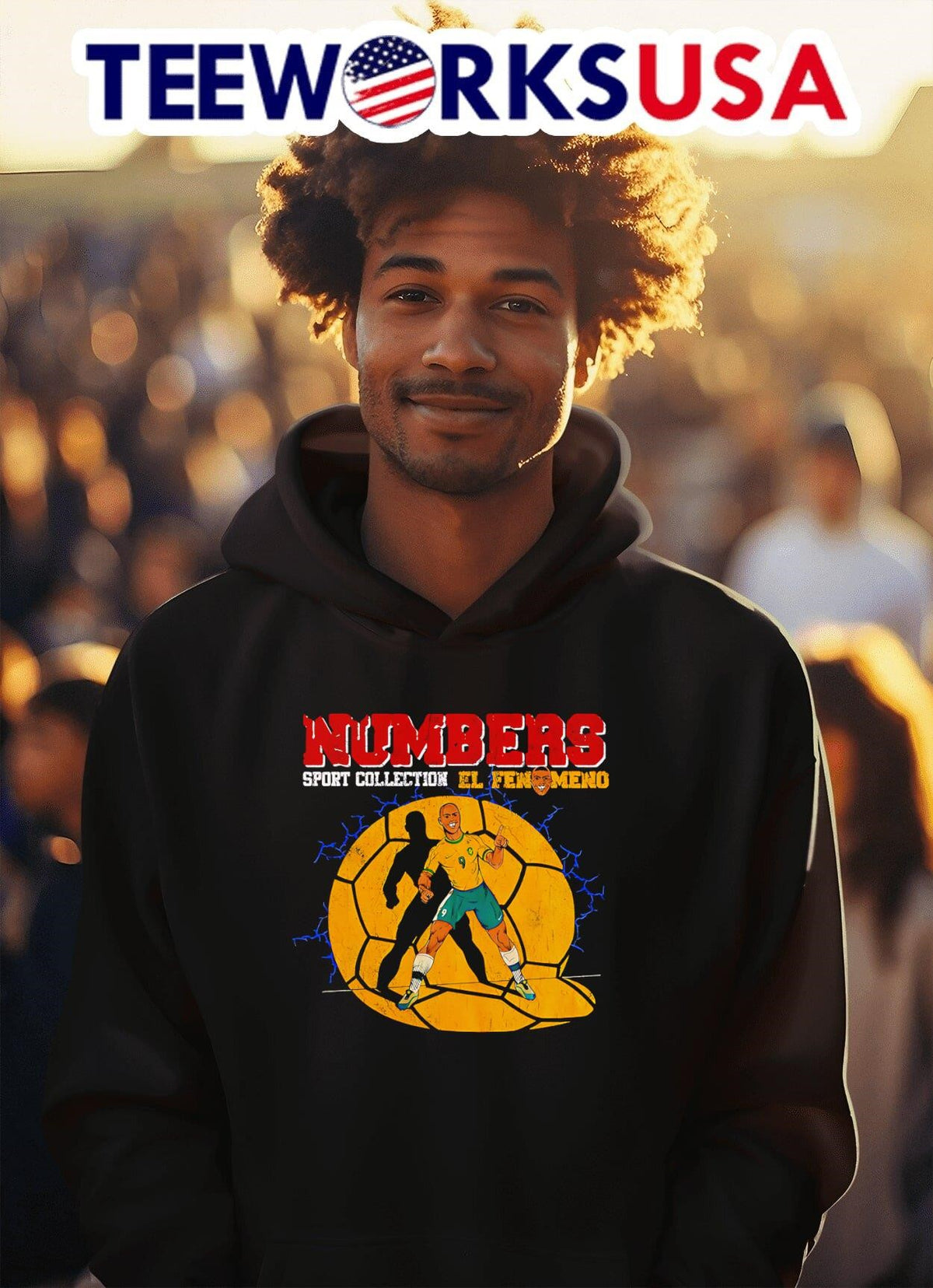 Numbers sport collection El Fenomeno - Adult & Kids T-Shirts, Sweatshirts & Hoodies apparel design preview 2