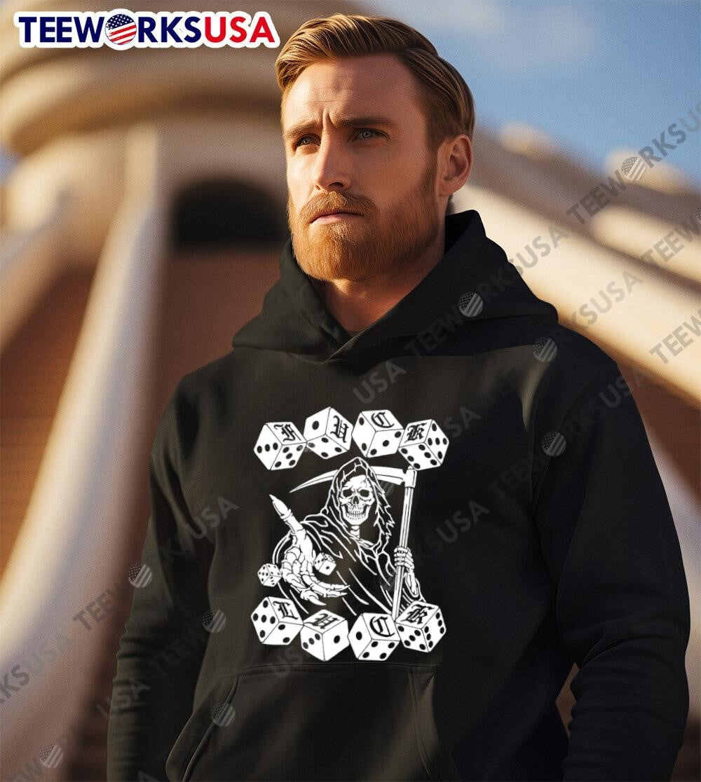 Fuck Luck death - Adult & Kids T-Shirts, Sweatshirts & Hoodies apparel design preview 3