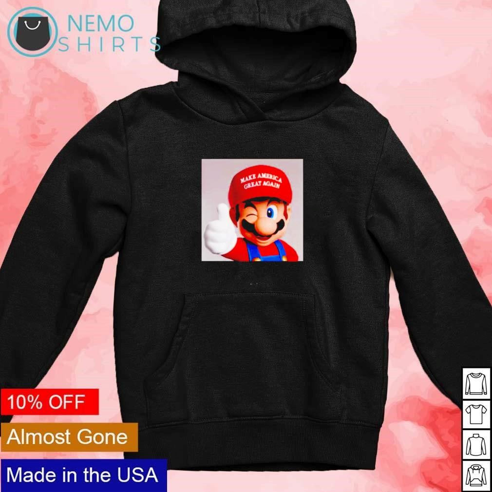 Mario Trump make America great again - Adult & Kids T-Shirts, Sweatshirts & Hoodies apparel design preview 2