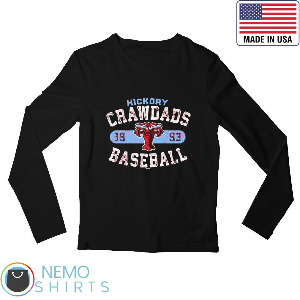 Hickory Crawdads baseball 1993 - Adult & Kids T-Shirts, Sweatshirts & Hoodies apparel design preview 3