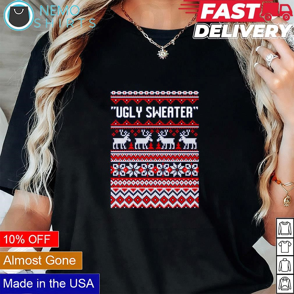 Ugly sweater Christmas - Adult & Kids T-Shirts, Sweatshirts & Hoodies apparel design preview 1