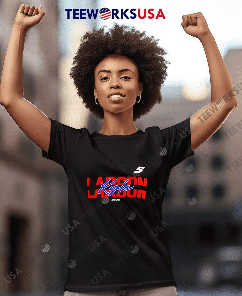 5 Kyle Larson Nascar letter - Adult & Kids T-Shirts, Sweatshirts & Hoodies apparel design preview 7