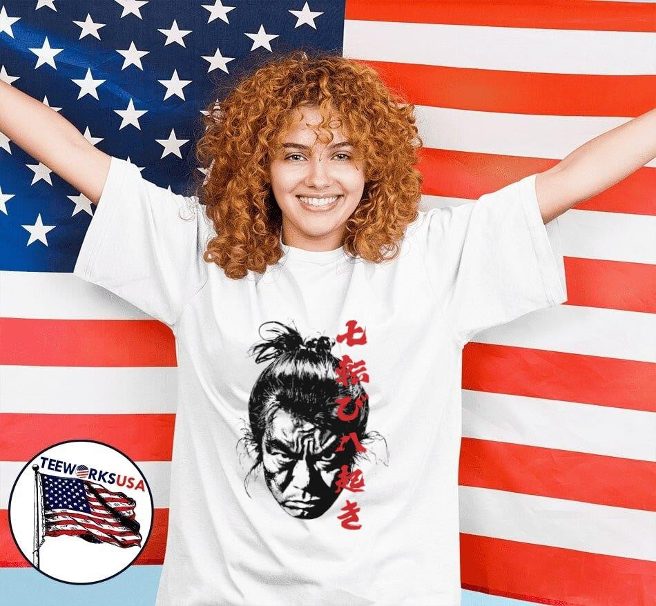 Fall 7 times stand up 8 - Adult & Kids T-Shirts, Sweatshirts & Hoodies apparel design preview 4