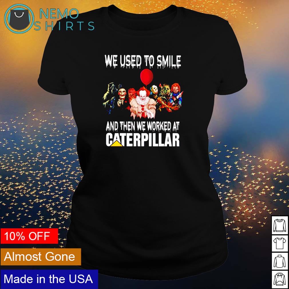 Horror Halloween we used to smile and then worked at - Adult & Kids T-Shirts, Sweatshirts & Hoodies apparel design preview 3