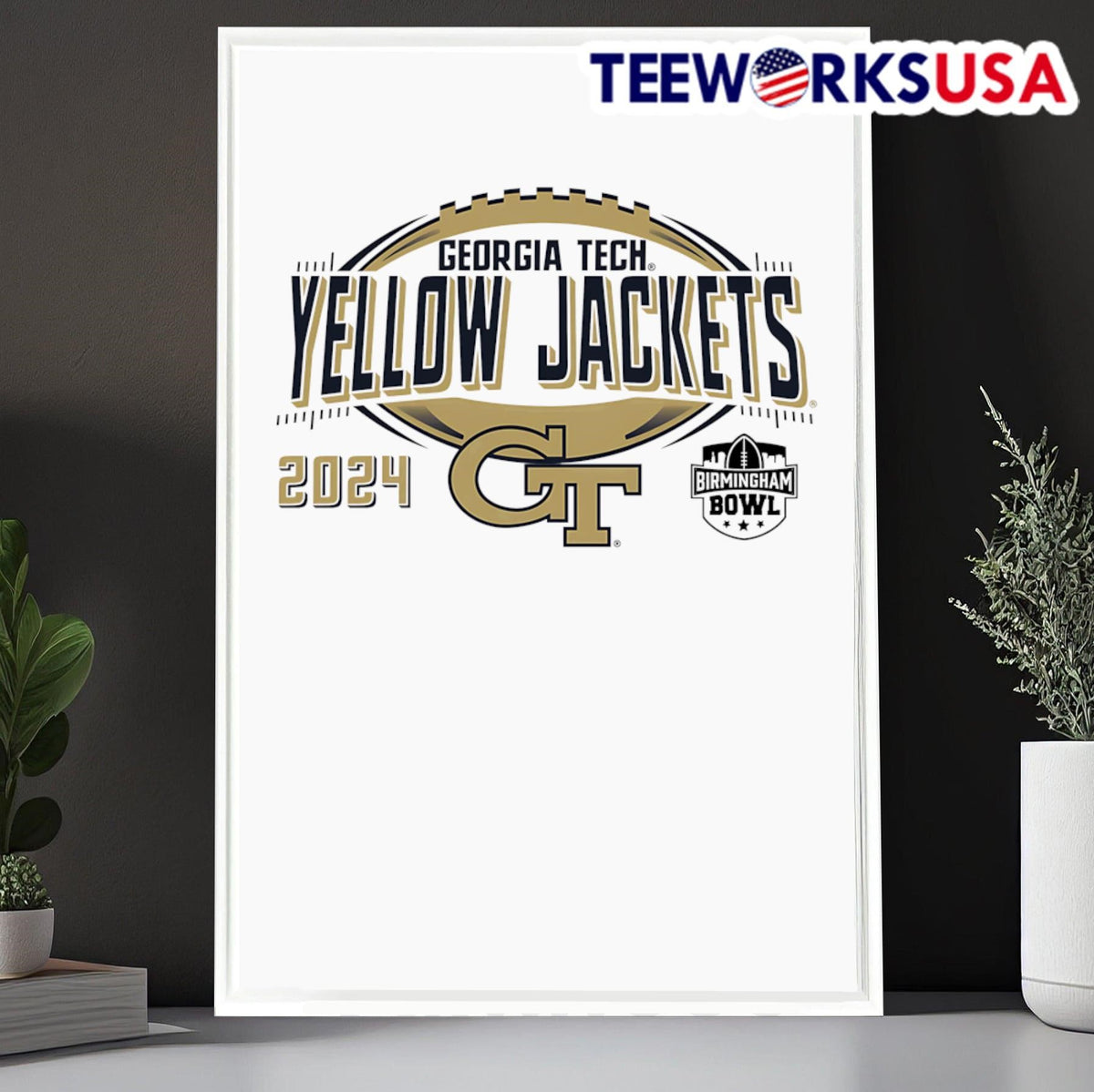 Georgia Tech Yellow Jackets Bowl game 2024 - Adult & Kids T-Shirts, Sweatshirts & Hoodies apparel design preview 6