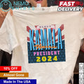 Elect Kamala Harris president 2024 - Adult & Kids T-Shirts, Sweatshirts & Hoodies apparel design preview 1