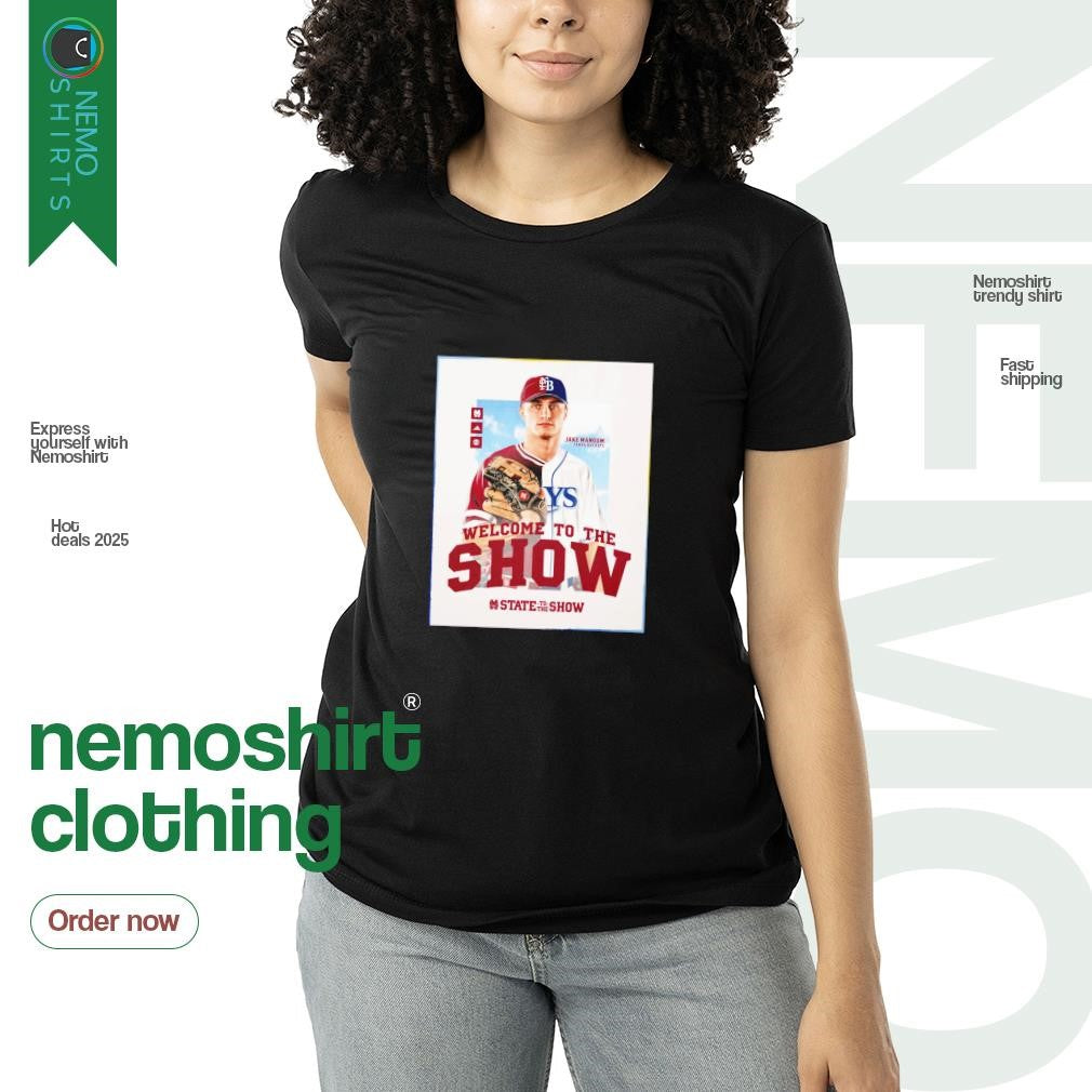 Welcome to the show Jake Mangum Tampa Bay Rays - Adult & Kids T-Shirts, Sweatshirts & Hoodies apparel design preview 3