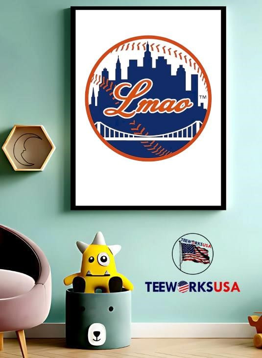 Lmaomets New York Mets logo - Adult & Kids T-Shirts, Sweatshirts & Hoodies apparel design preview 3