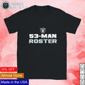 Las Vegas Raiders 53 man roster - Adult & Kids T-Shirts, Sweatshirts & Hoodies apparel design preview 1