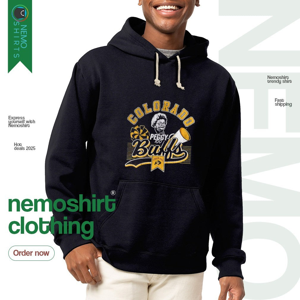 Colorado Buffaloes Peggy 200 retro graphic - Adult & Kids T-Shirts, Sweatshirts & Hoodies apparel design preview 2