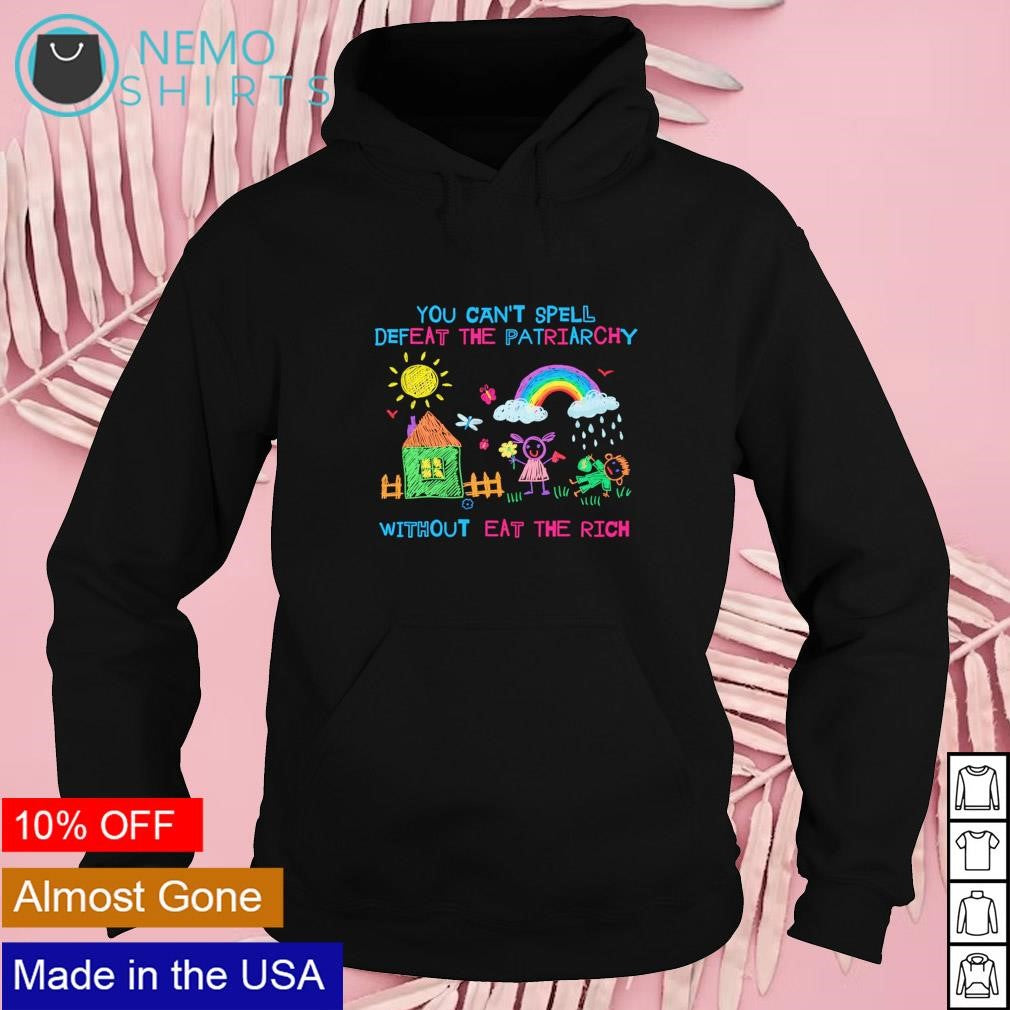 You can't spell defeat the patriarchy without eat - Adult & Kids T-Shirts, Sweatshirts & Hoodies apparel design preview 2
