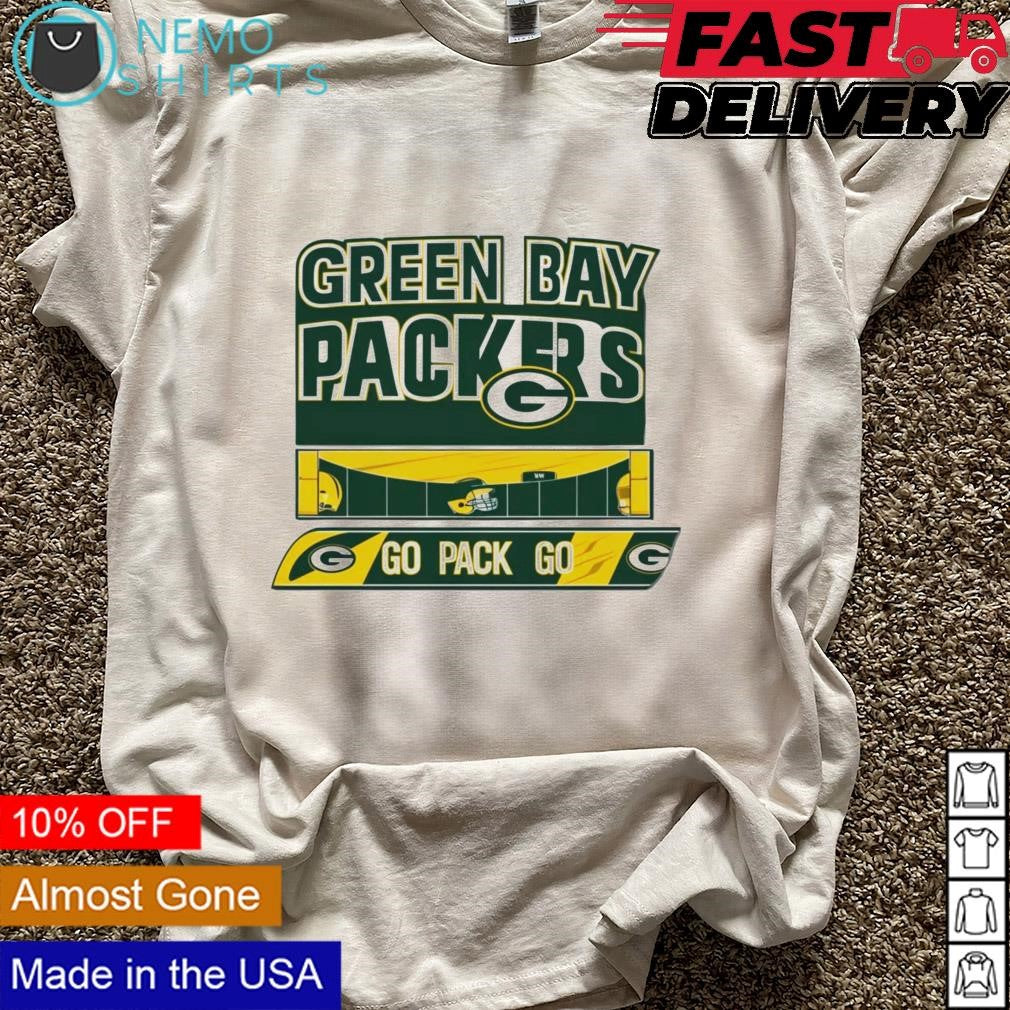 Green Bay Packers go pack - Adult & Kids T-Shirts, Sweatshirts & Hoodies apparel design preview 5
