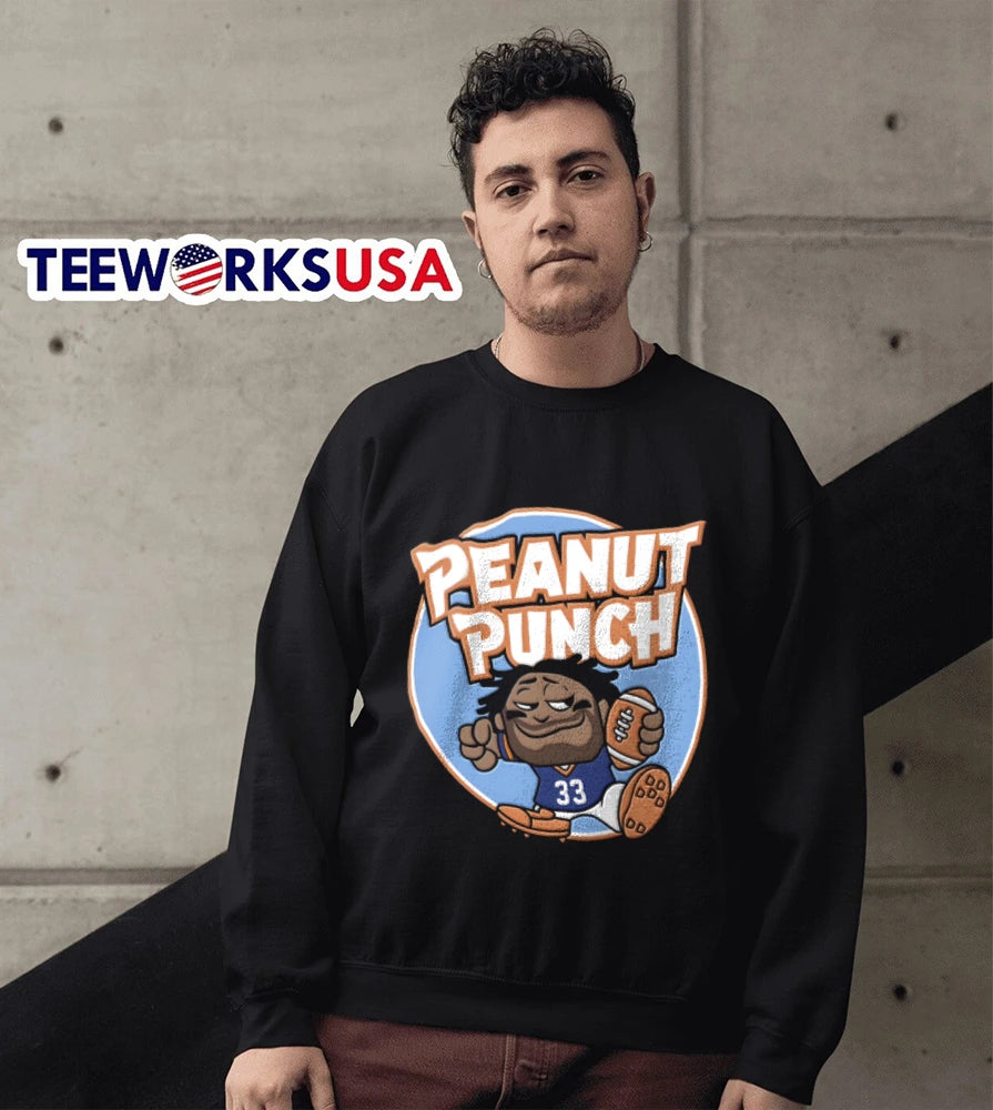 Peanut Punch 33 Football Player - Adult & Kids T-Shirts, Sweatshirts & Hoodies apparel design preview 5