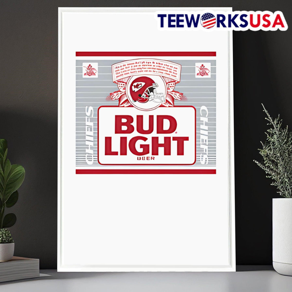 Bud Light Kansas City Chiefs - Adult & Kids T-Shirts, Sweatshirts & Hoodies apparel design preview 6