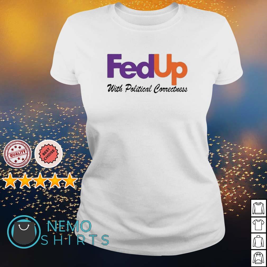 FedUp with political correctness - Adult & Kids T-Shirts, Sweatshirts & Hoodies apparel design preview 3