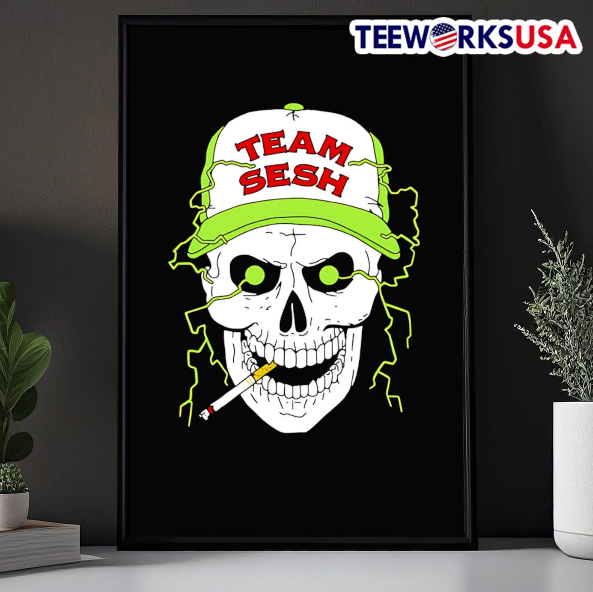 Team Sesh 316 Bone Tour North America - Adult & Kids T-Shirts, Sweatshirts & Hoodies apparel design preview 5