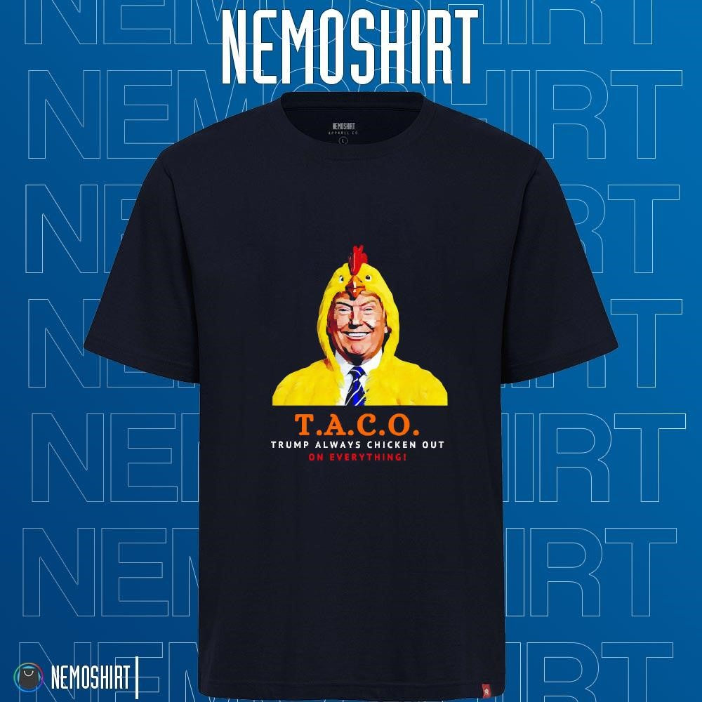 Taco Trump always chickens out on everything chicken - Adult & Kids T-Shirts, Sweatshirts & Hoodies apparel design preview 1