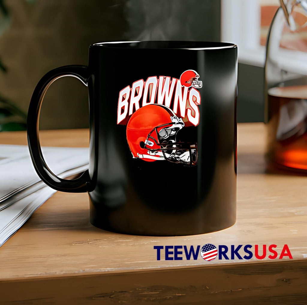 Cleveland Browns Helmet End Around Short Sleeve - Adult & Kids T-Shirts, Sweatshirts & Hoodies apparel design preview 2