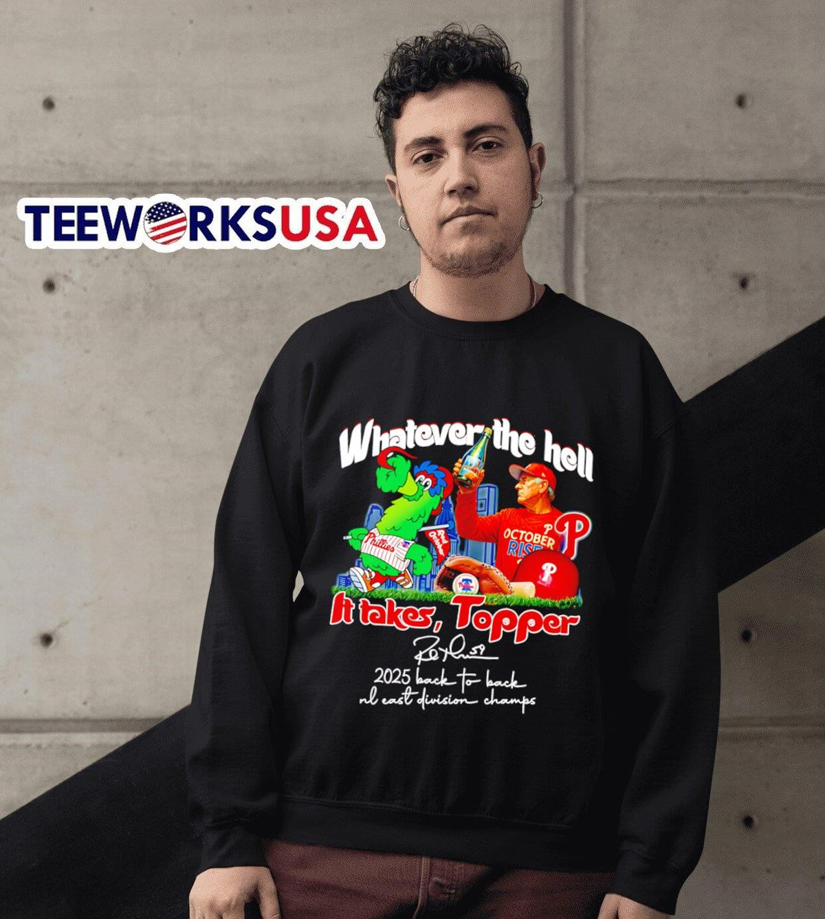 Whatever the hell it takes Topper 2025 back to NL - Adult & Kids T-Shirts, Sweatshirts & Hoodies apparel design preview 6