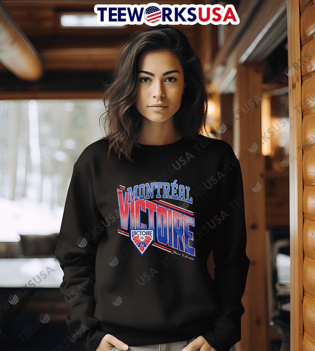 PWHL Victoire De Montreal 2024 - Adult & Kids T-Shirts, Sweatshirts & Hoodies apparel design preview 3