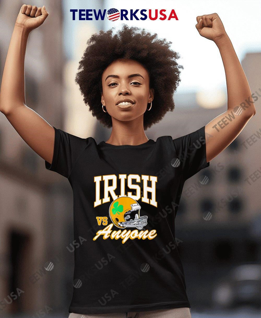 Irish Vs Anyone helmet - Adult & Kids T-Shirts, Sweatshirts & Hoodies apparel design preview 7