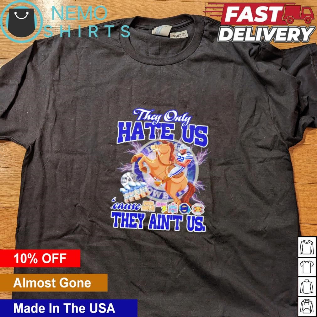 Dallas Cowboys team they hate us cause ain't player - Adult & Kids T-Shirts, Sweatshirts & Hoodies apparel design preview 4