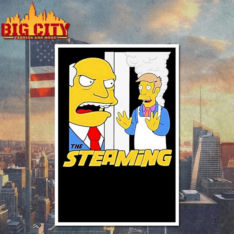 Simpson Principal Skinner The Steaming - Adult & Kids T-Shirts, Sweatshirts & Hoodies apparel design preview 4