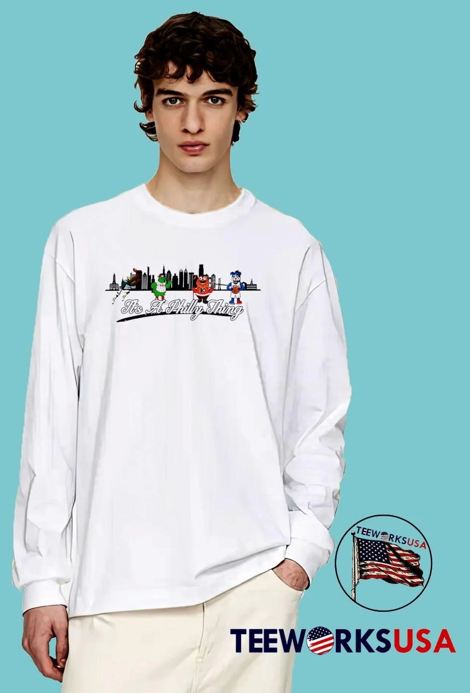 Philadelphia Sports Mascots It Is a Philly Thing - Adult & Kids T-Shirts, Sweatshirts & Hoodies apparel design preview 3